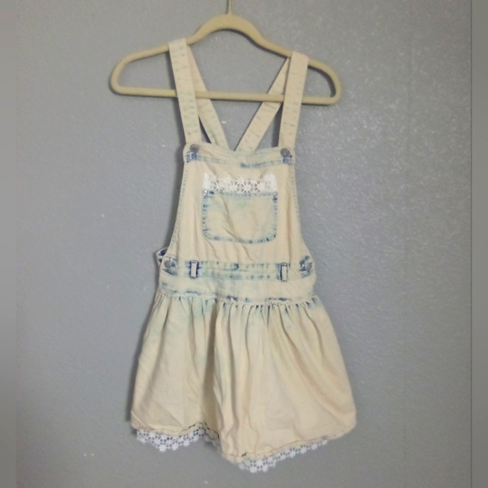 Jordache overall skirt size 10/12 ( Bag O )